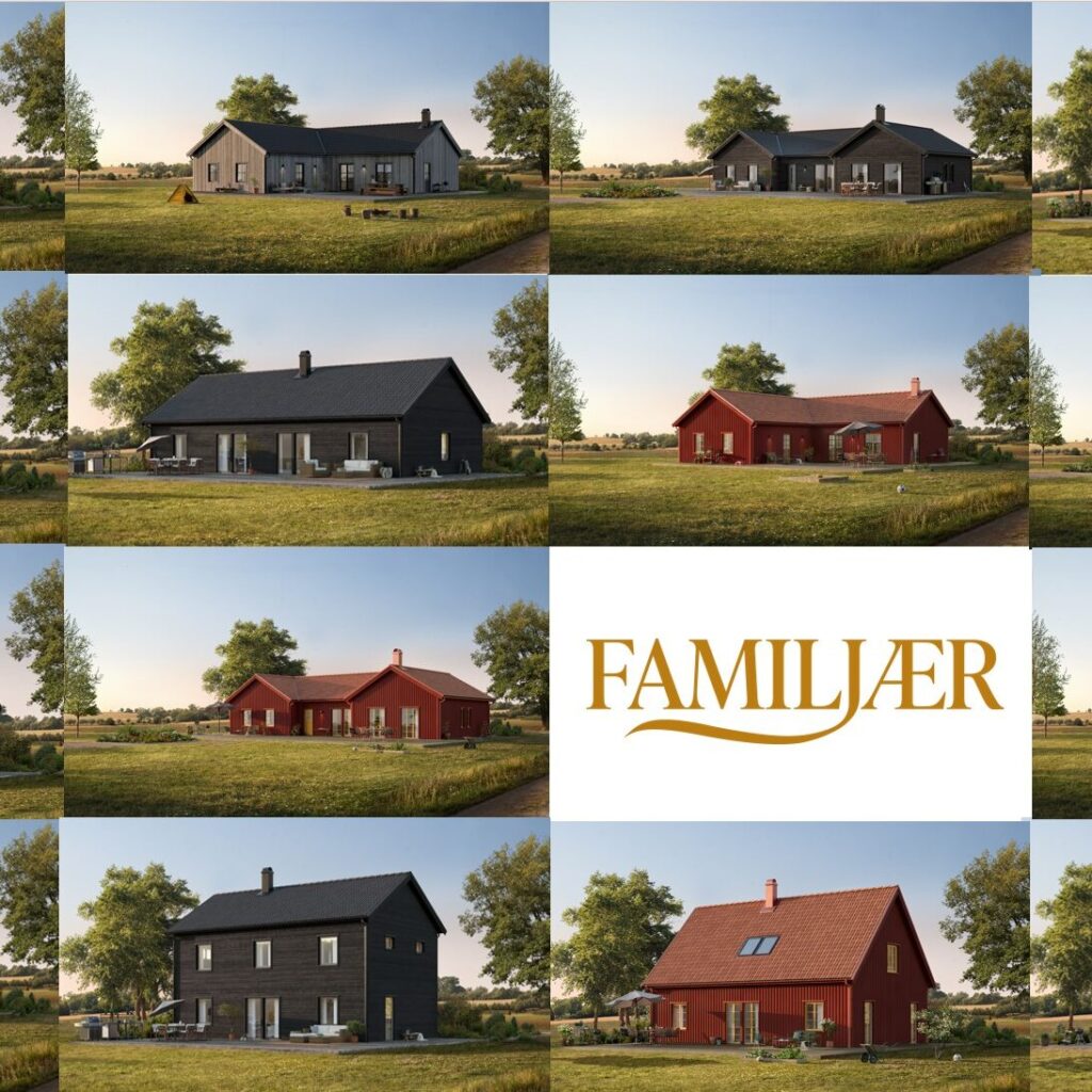 Hva er inkludert i husbyggesettet Familiær?